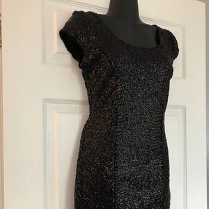 H&M Black Sequence Cocktail Dress SZ 8